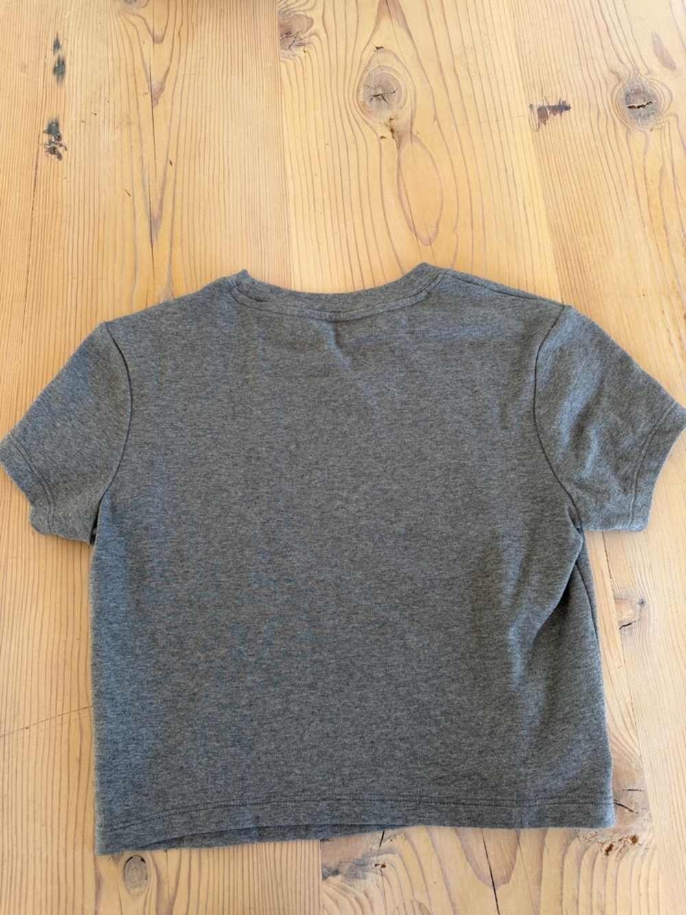 Cuts Clothing Tomboy Tee Cropped - Heather Grey (Size S) - Picture 4 of 4